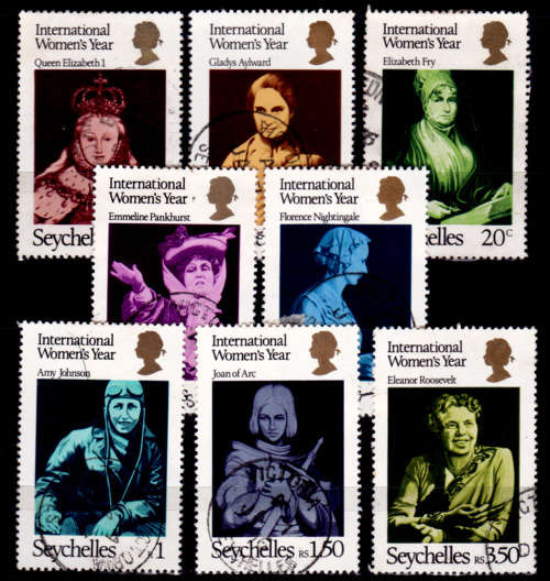 SEYCHELLES 1975, 15 Dec. INTL WOMEN`S YEAR, set, UH, CV +/-R 110.00 view scans