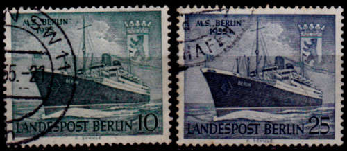 GERMANY BERLIN 1955, 12 March. M/S BERLIN, set, UH, CV +/-R 100.00 view scans