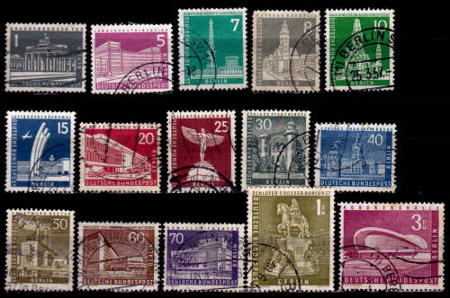GERMANY BERLIN 1956, 22 June. LOOK OF A TOWN, set, UH, CV +/-R 820.00 view scans