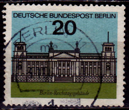 GERMANY BERLIN 1964, 19 Sept. PARLIAMENT HOUSE, single, UH, CV +/-R 10.00 view scans