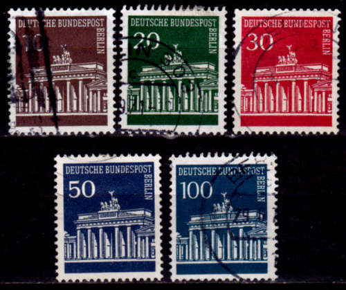 GERMANY BERLIN 1966, 1 April. BRANDENBURGER TOR, set, UH, CV +/-R 120.00 view scans