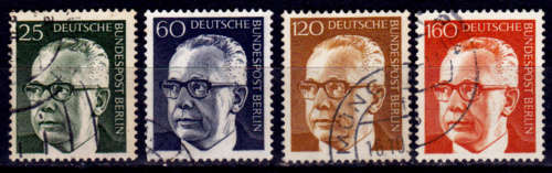 GERMANY BERLIN 1971, 25 June. NEW VALUE, set, UH, CV +/-R 90.00 view scans