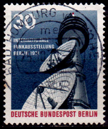 GERMANY BERLIN 1971, 14 July. INTL RADIO AND TV EXHIBITION, single, UNH, CV +/-R 10.00 view scans