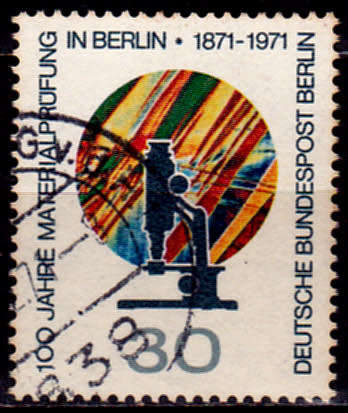 GERMANY BERLIN 1971, 26 Oct. 100th ANNIV MTE, single, UNH, CV +/-R 10.00 view scans