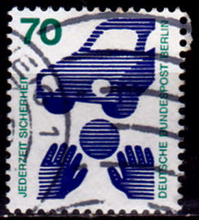 GERMANY BERLIN 1973, 5 June. New Value, single, UH, CV +/-R 30.00 view scans