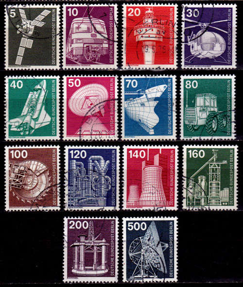 GERMANY BERLIN 1975, 15 May. INDUSTRIES AND TECHNICS, set, UNH, CV +/-R 230.00 view scans