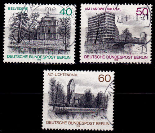 GERMANY BERLIN 1978, 16 Nov. MOTIFS OF BERLIN, set, UNH, CV +/-R 40.00 view scans