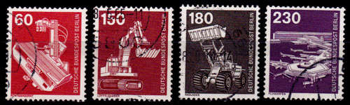 GERMANY BERLIN 1978, 16 Nov. INDUSTRY AND TECHNICS, set, UNH, CV +/-R 130.00 view scans