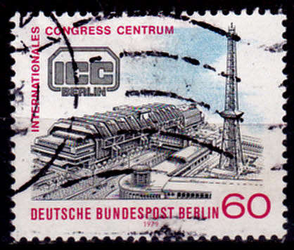 GERMANY BERLIN 1979, 14 Feb. INTL CONGRESS CENTRE, single, UH, CV +/-R 15.00 view scans