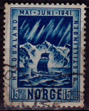 NORWAY 1941, 16 May. HALOGALAND EXHIBITION, single, UH, CV +/-R 90.00 view scans