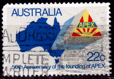 AUSTRALIA 1981, 6 April. 50th ANNIV FOUNDING OF APEX single, UH, CV +/-R 5.00, view scan.