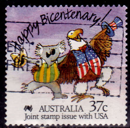 AUSTRALIA 1988, 26 Jan. 200th ANNIV COLONIZATION, single, UH, CV +/-R 5.00, view scan.