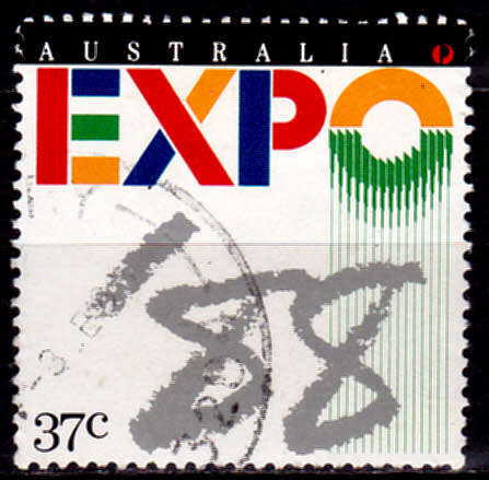 AUSTRALIA 1988, 29 April. AUSTRALIA EXPO`88, single, UH, CV +/-R 10.00, view scan.