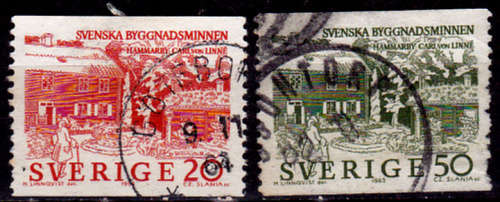 SWEDEN 1963, 25 Oct. HISTORIC BUILDINGS, set, UH, CV +/- R 10.00, view scans