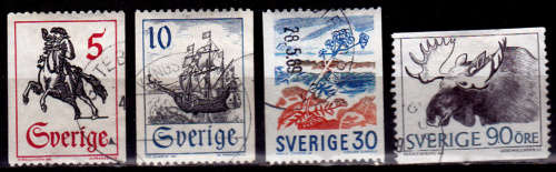 SWEDEN 1967 - 1969, 16 Oct. POSTAL HISTORY, set, UH, CV +/- R 20.00, view scans