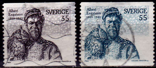 SWEDEN 1969, 12 May. ALBERT ENGSTROM, set, UH, CV +/- R 10.00, view scans