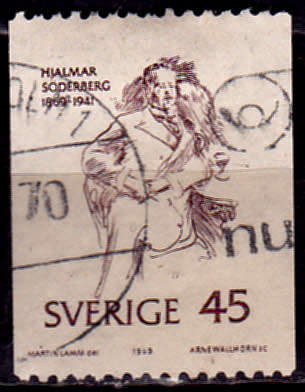 SWEDEN 1969, 13 Oct. 100th ANNIV BIRTH HJALMAR SODERBERG, set, UH, CV +/- R 5.00, view scans