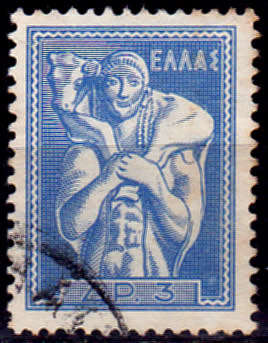 GREECE 1960, 1 Sept. ANTIQUE ART, single, UH, CV+/- R 10.00, view scans