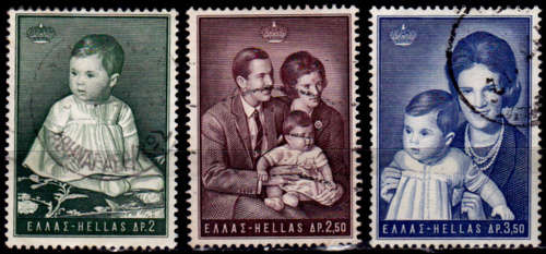 GREECE 1966, 19 Dec. PRINCESS ALEXIA, set, UH, CV+/- R 30.00, view scans