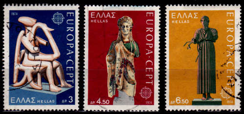 GREECE 1974, 10 May. EUROPA STAMPS, set, UH, CV+/- R 30.00, view scans