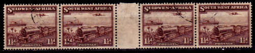 SWA 1937, 1 March. ADDITIONAL VALUE PREVIOUSLY ISSUED PICTORIALS, gutter, UH, CV R ?? view scans