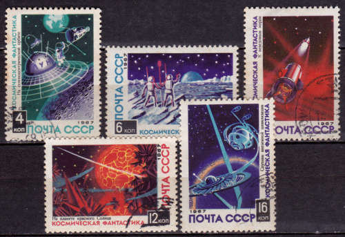 USSR 1967. 20 Oct. SPACE FANTASIES, set, UNH, CV +/-R 25.00 view scans