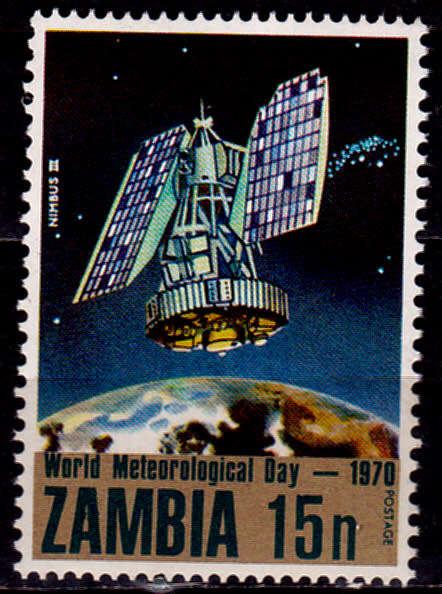ZAMBIA 1970, 23 March. WORLD METEOROLOGICAL DAY, single, MNH, CV +/-R 10.00 view scans
