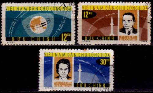 NORTH VIETNAM 1964, 25 March. GROUP FLIGHT, set, UNH, CV +/-R 30.00 view scans