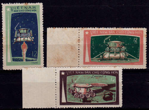 NORTH VIETNAM 1971, 15 Oct. LUNA 17, set, MNH, CV +/-R 80.00 view scans
