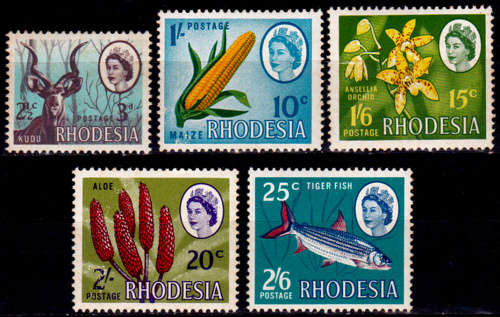 RHODESIA 1967- 1968, DUAL CURRENCY ISSUE, set, MNH, CV R 870.00, view scans