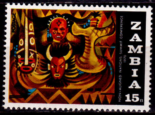 ZAMBIA 1970, 8 Sept. OPENING CONFERENCE NON-ALIGNED, single, MNH, CV +/-R 5.00 view scans