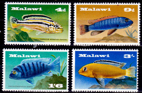 MALAWI 1967, 3 May. FISH, set, MNH, CV +/-R 70.00 view scans