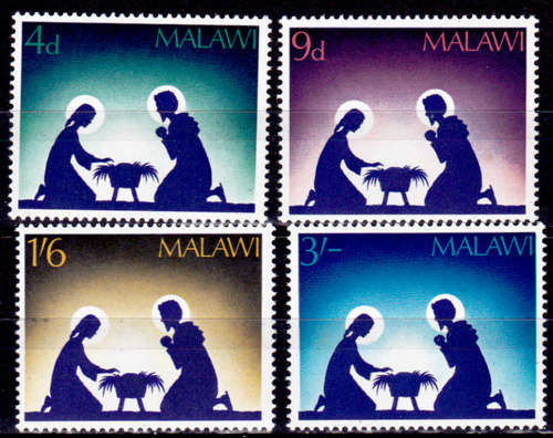 MALAWI 1967, 21 Nov. CHRISTMAS, set, MNH, CV +/-R 25.00 view scans
