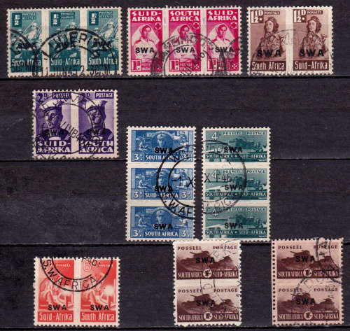 SWA 1943-1944. WAR EFFORT- REDUCED SIZE, UH, CV R 1,090.00, view scans.