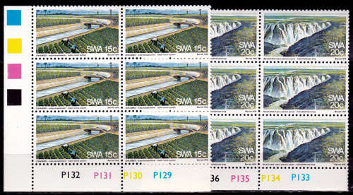 SWA 1976, 19 Nov. WATER SUPPLY, set controls, MNH, CV R 20.00 view scans