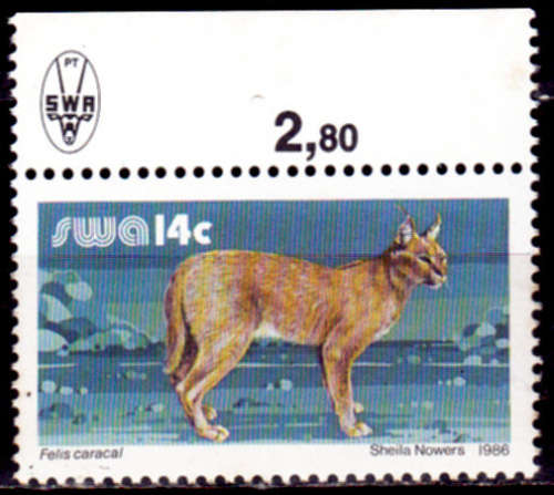 SWA 1986, 1 April. ADDITIONAL VALUE EXISTING DEFINITIVE, single, MNH, CV R 1.00 view scans
