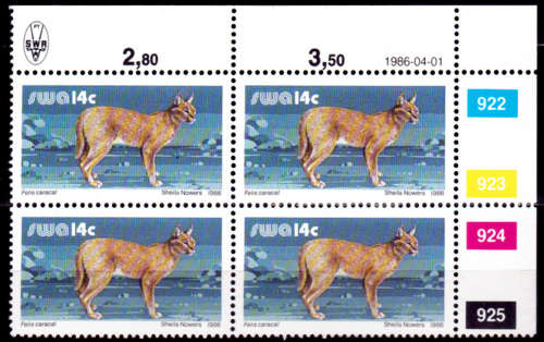 SWA 1986, 1 April. ADDITIONAL VALUE EXISTING DEFINITIVE, single control, MNH, CV R 4.00 view scans