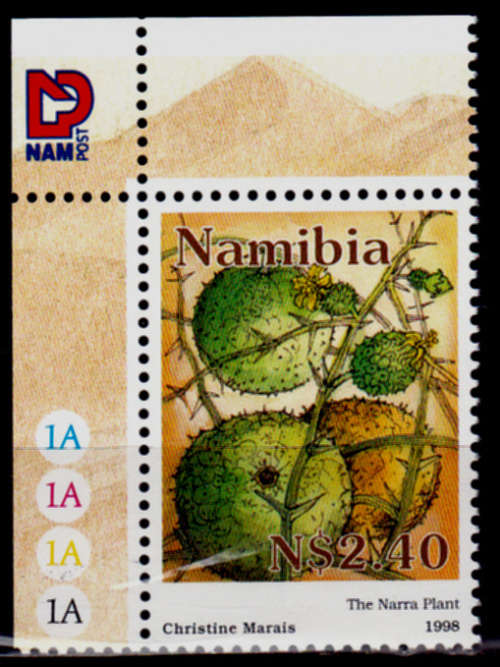 NAMIBIA 1998, 9 Feb. NARRA PLANT CULTIVATION, single, MNH, CV R 22.00 view scans