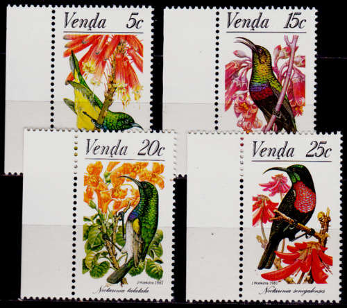 VENDA 1981, 16 Feb. SUNBIRDS, set, MNH, CV R 14.00 view scans