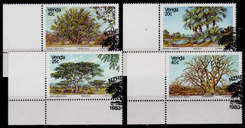 VENDA 1983, 3 Aug. INDIGENOUS TREES(2nd issue), set, CTO, CV R ?? view scans