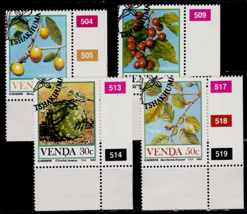 VENDA 1985, 21 June. FOOD FROM THE VELD, set, CTO, CV R ?? view scans