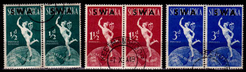 SWA 1949, 1 Oct. 75th ANNIV of UPU, UH, CV R 65.00 view scans
