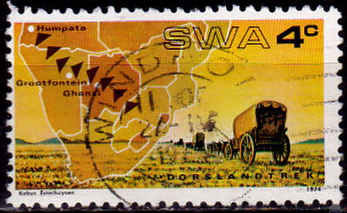 SWA 1974, 13 Nov. CENTENARY THIRSTLAND TREK, single, UNH, CV R 2.50 view scans
