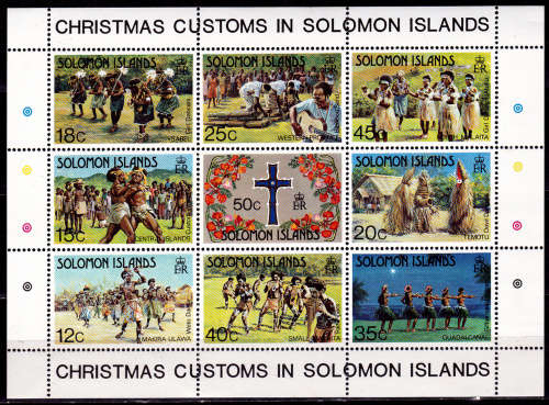 SOLOMON ISLANDS 1983, 25 Aug. CHRISTMAS, minisheet, MNH CV +/-R 60.00 view scans