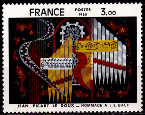 FRANCE 1980, 20 Sept. PAINTING BY JEAN PICART LE DOUX, single, MH, CV +/-R 20.00 view scans