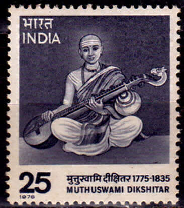 INDIA 1976, 18 March. 200th ANNIV BIRTH M DIKSHITAR, single, MH, CV +/-R 15.00 view scans