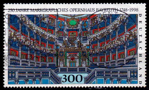 GERMANY 1998, 16 April. 250th ANNIV OPERA HOUSE, single, UH, CV +/-R 40.00 view scans