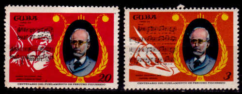 CUBA 1970, 17 Aug, 100th ANNIV DEATH P FIGUEREDO, set, MH, +/-R 35.00, view scans