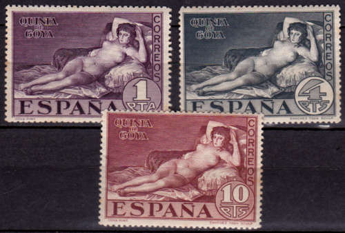 SPAIN 1930, 15 June. 100th ANNIV DEATH F DE GOYA, set, MH, +/-R 240.00, view scans