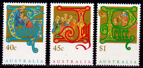 AUSTRALIA 1993, 1 Nov. CHRISTMAS, set, MNH, CV +/-R 45.00 view scans